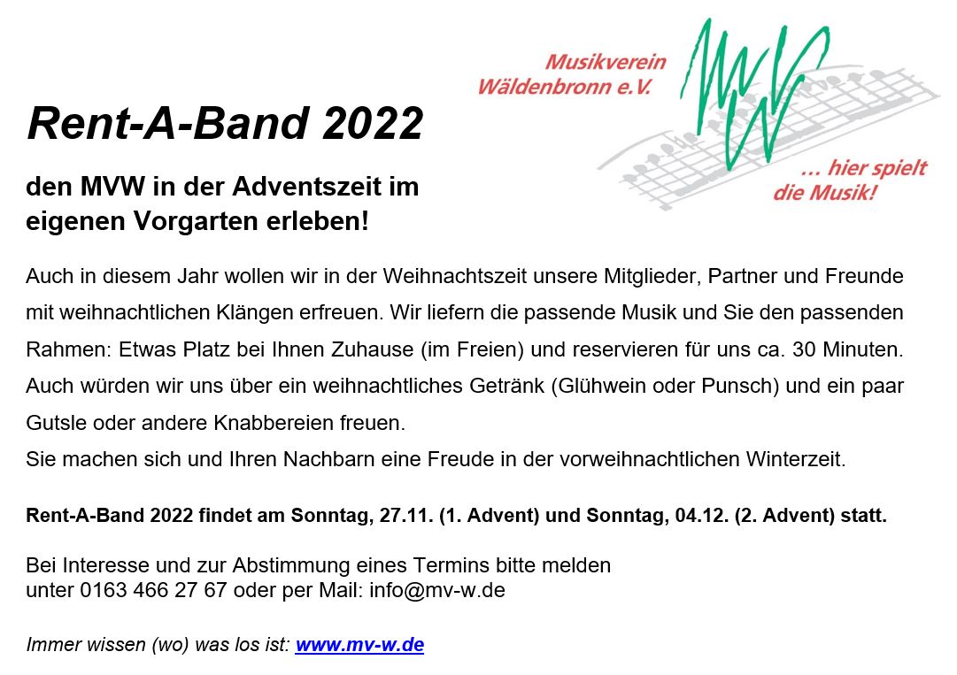Rent A Band 2023